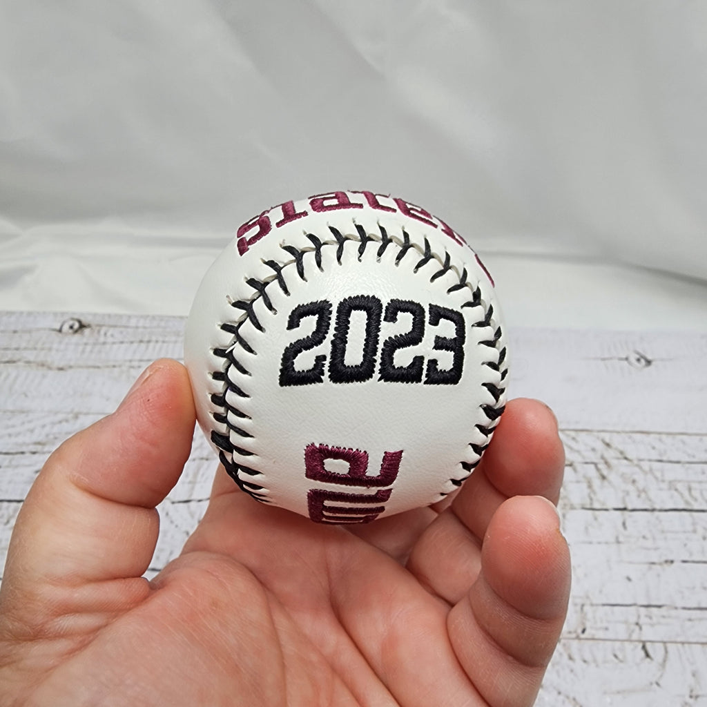 Coaches Gift//Custom Personalized Embroidered Baseball// Baseball Gift// Keepsake ball // Coach gift// Memorabilia