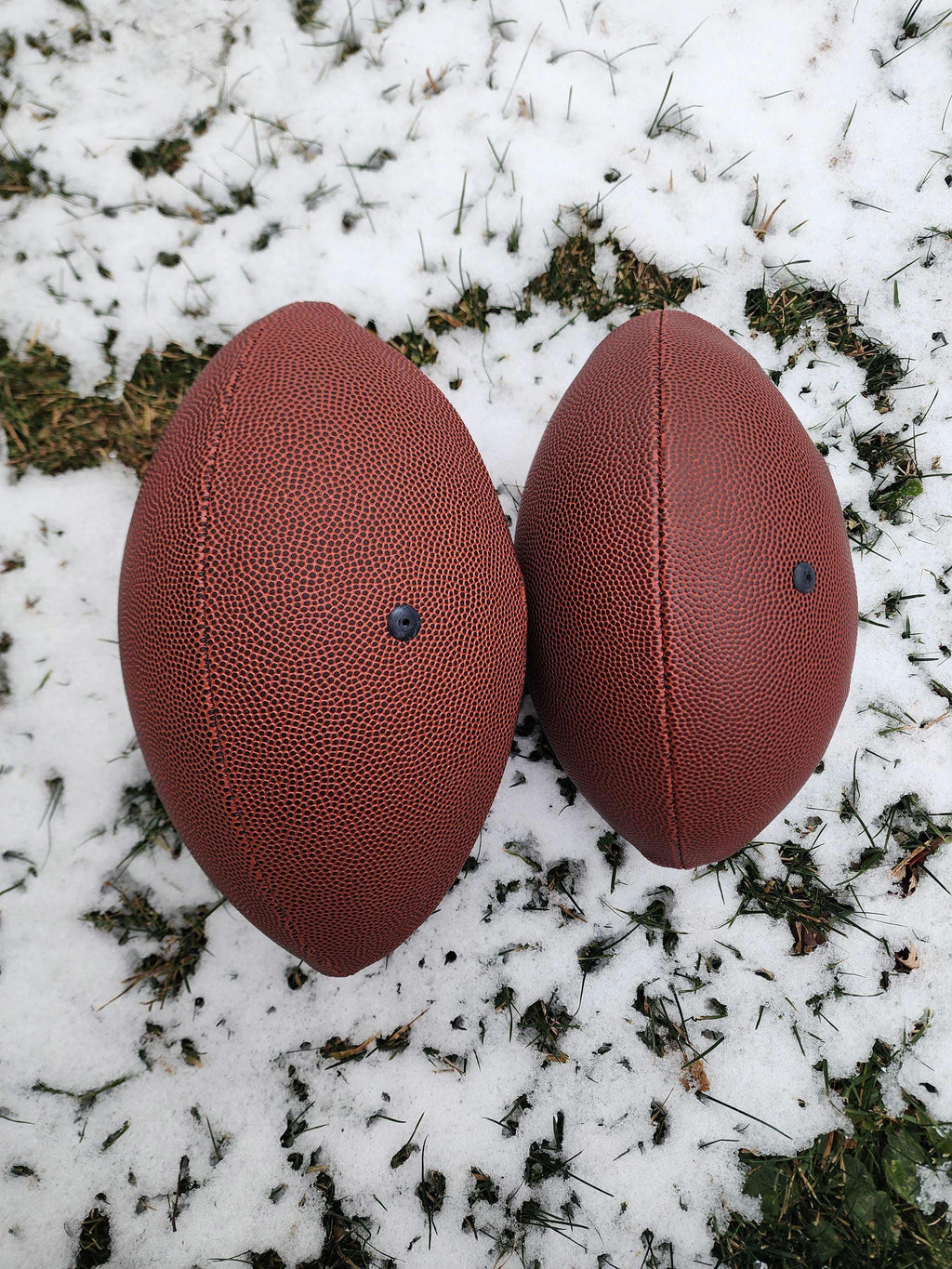 Adult size 9 on the left and youth size 6 on the right