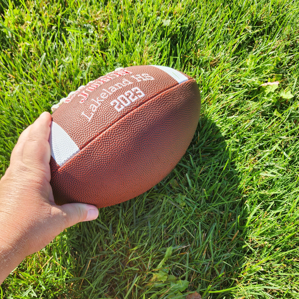 Coaches Gift//Custom Personalized Embroidered Football //Legacy football Gift// Keepsake ball // Coach gift// Memorabilia