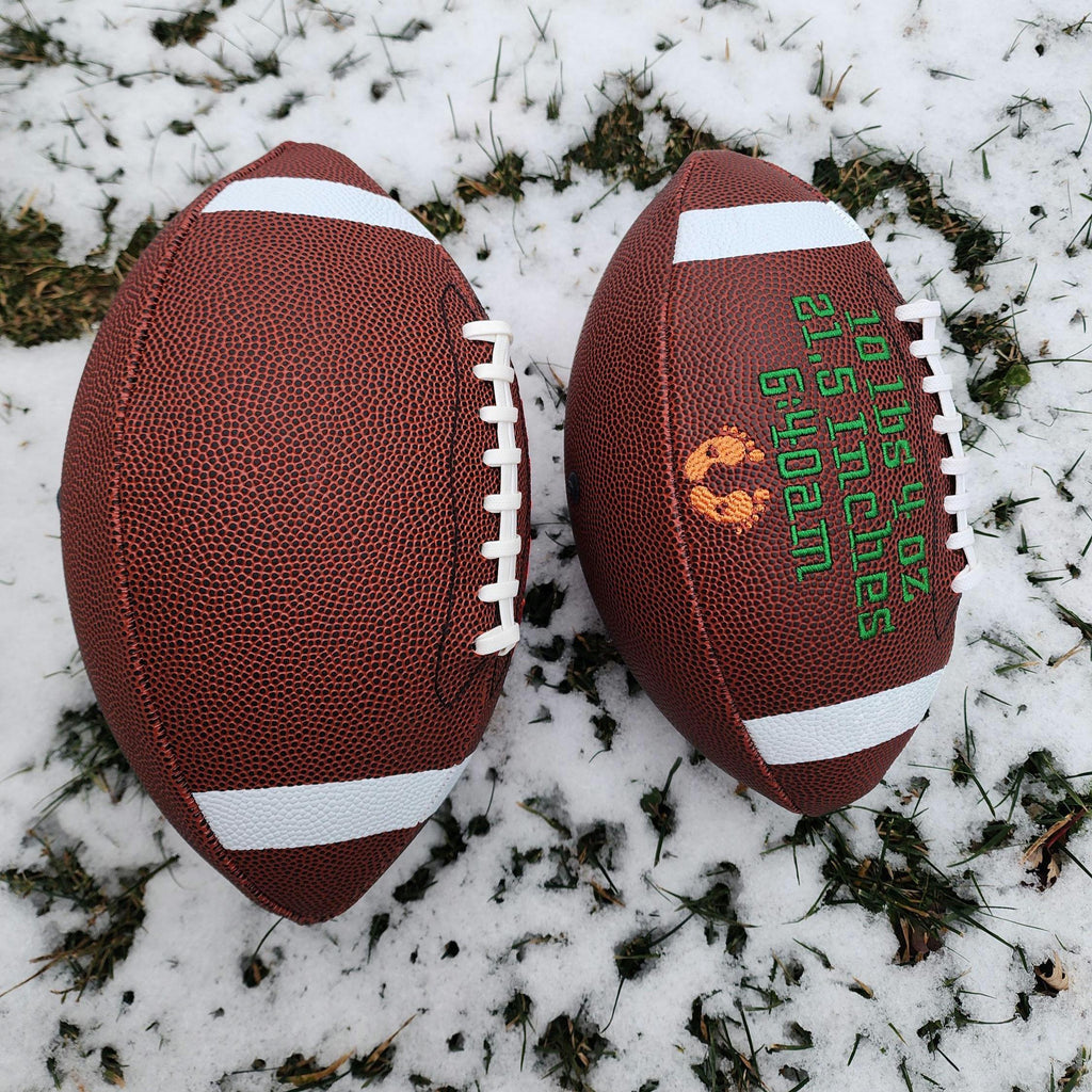 Adult size 9 on the left and youth size 6 on the right.