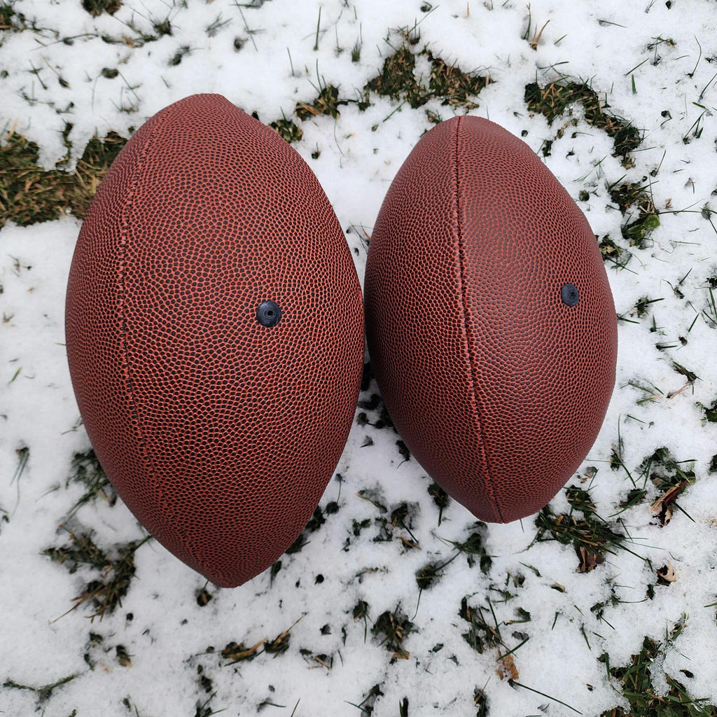 Adult size 9 on the left and youth size 6 on the right.