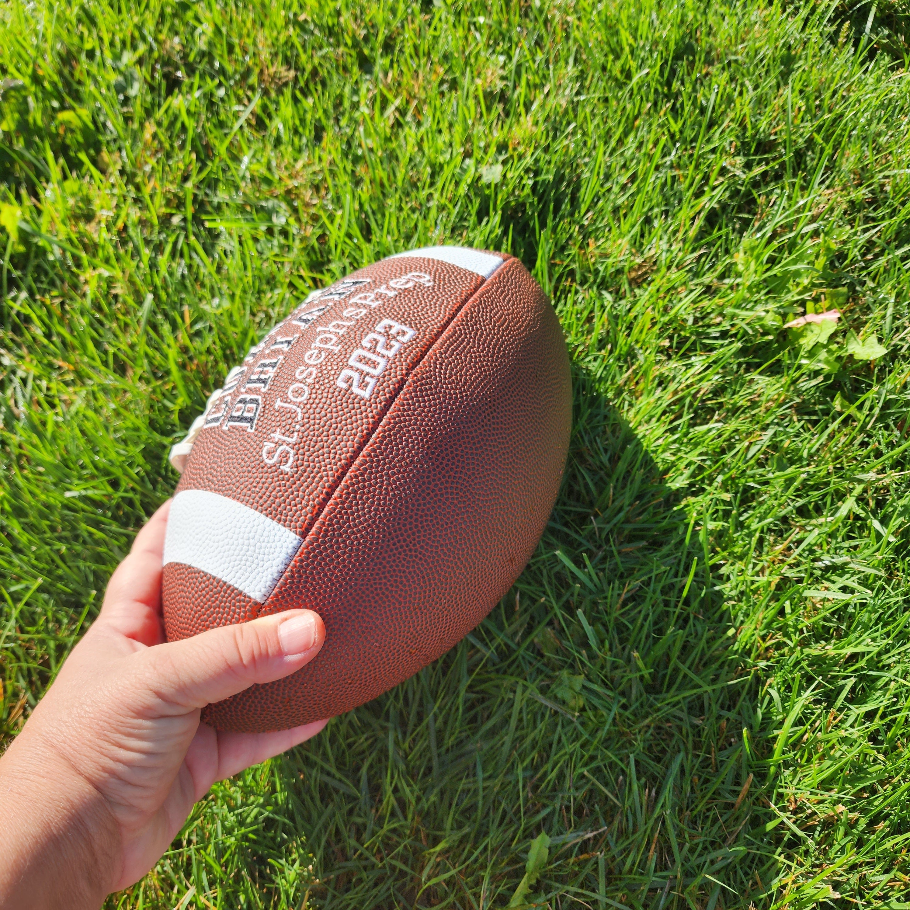 Coaches Gift//Great Coach//Custom Personalized Embroidered Football // football Gift// Keepsake ball // Coach gift// Memorabilia
