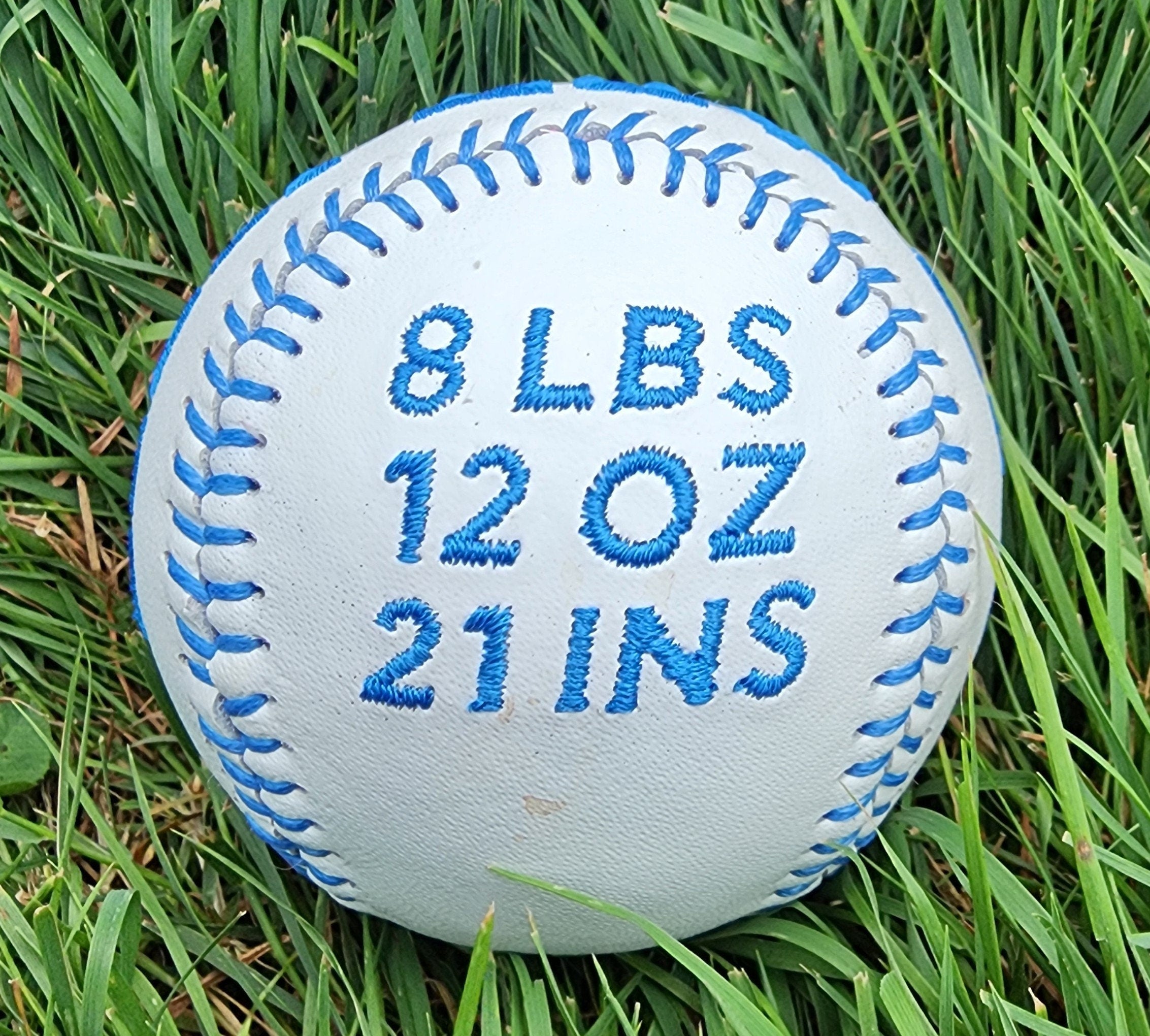 Embroidered Birth Stats Baseball/Softball, Personalized Baby Keepsake