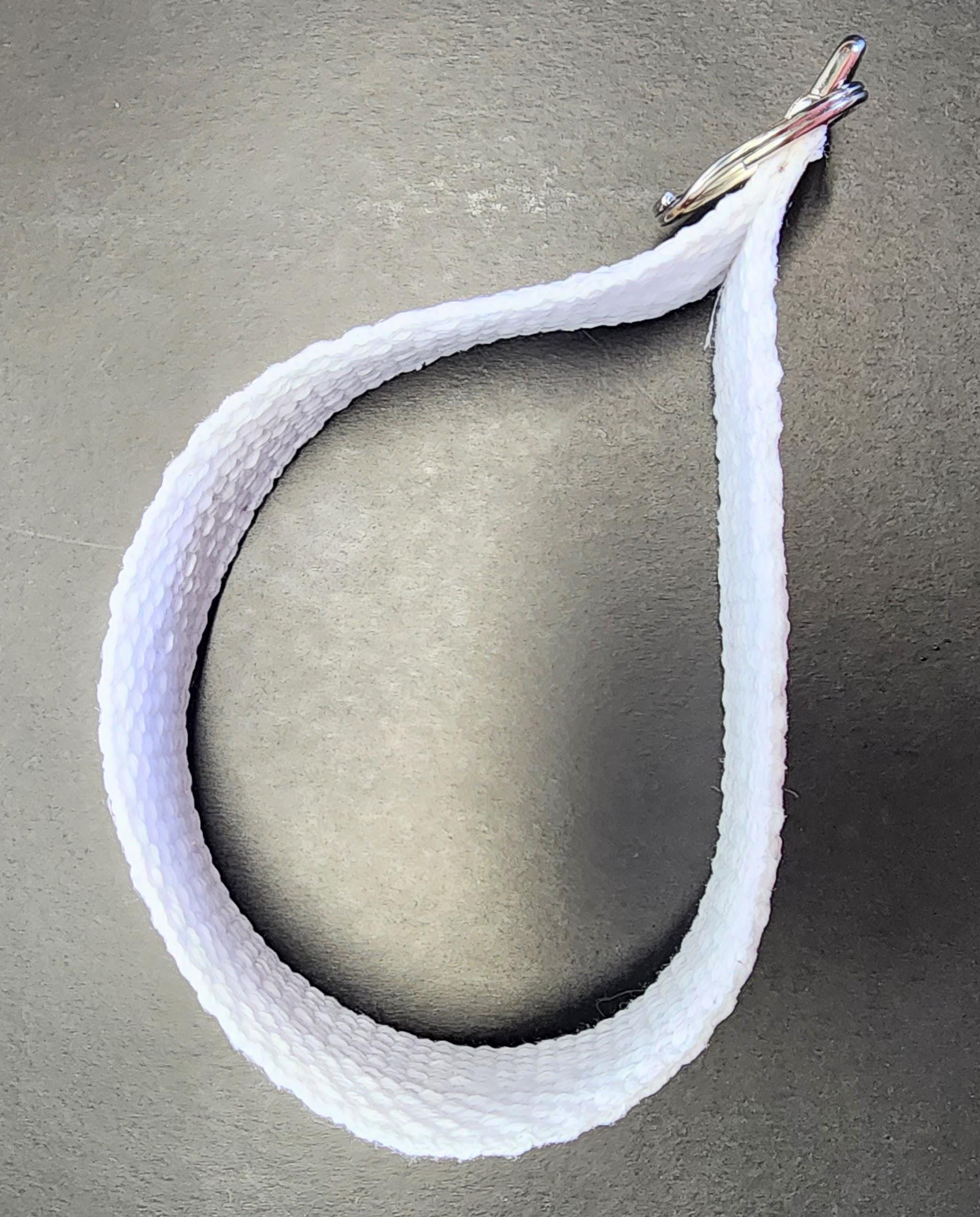 Football Ribbon Key Fob Wristlet - Cotton Keychain