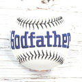 Godfather Gift//Baptism gift//Godparents gift//Custom Personalized Embroidered Baseball// Baseball Gift// Keepsake ball // Memorabilia
