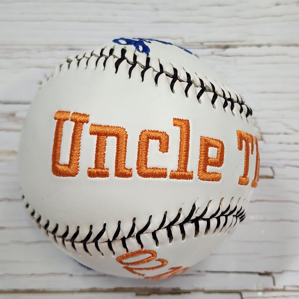 Godfather Gift//Baptism gift//Godparents gift//Custom Personalized Embroidered Baseball// Baseball Gift// Keepsake ball // Memorabilia
