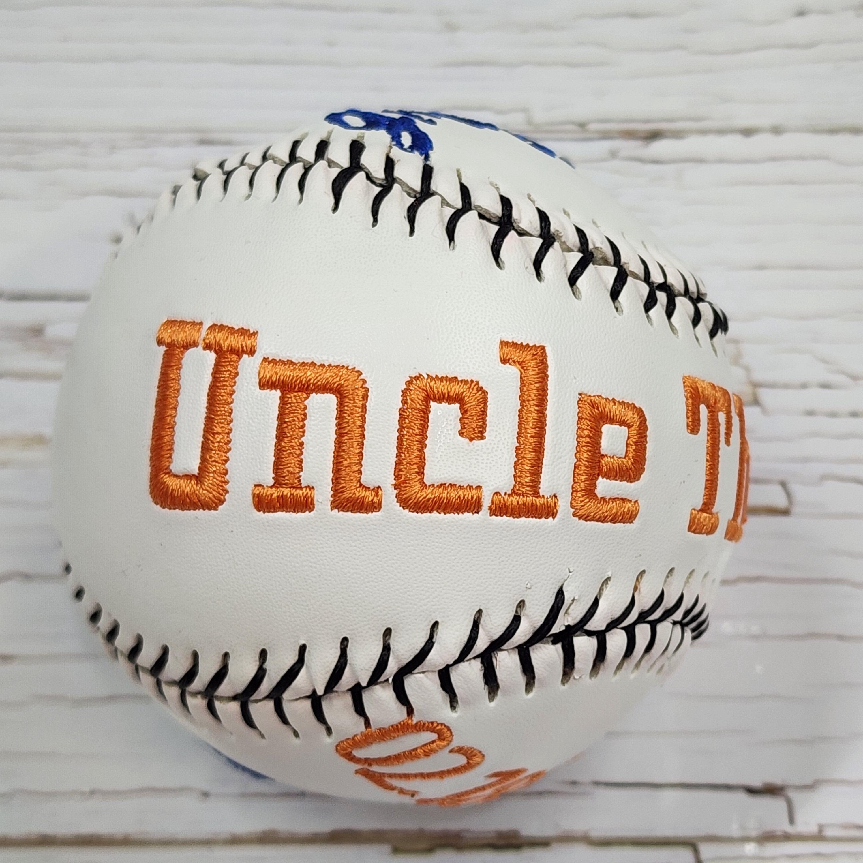 Godfather Gift//Baptism gift//Godparents gift//Custom Personalized Embroidered Baseball// Baseball Gift// Keepsake ball // Memorabilia