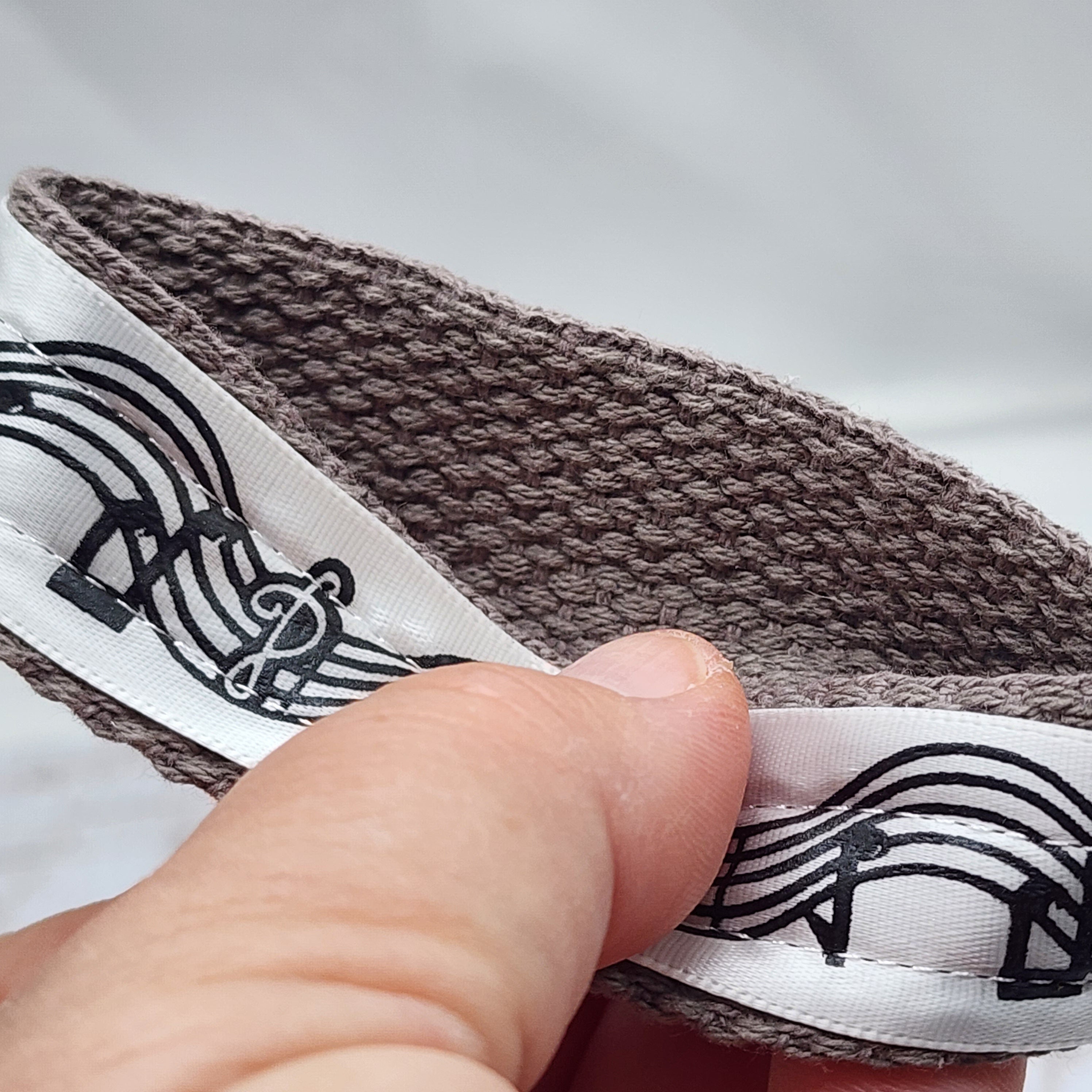 Music Print Key Fob Wristlet, Cotton Keychain