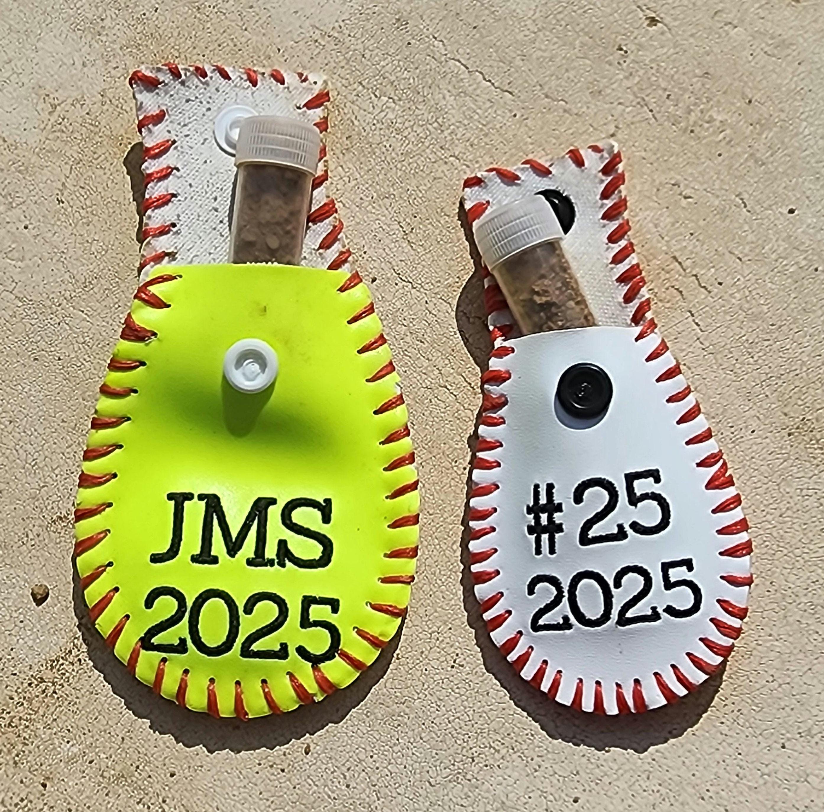 Personalized Baseball/Softball Dirt Saver Pouch - Senior Keepsake