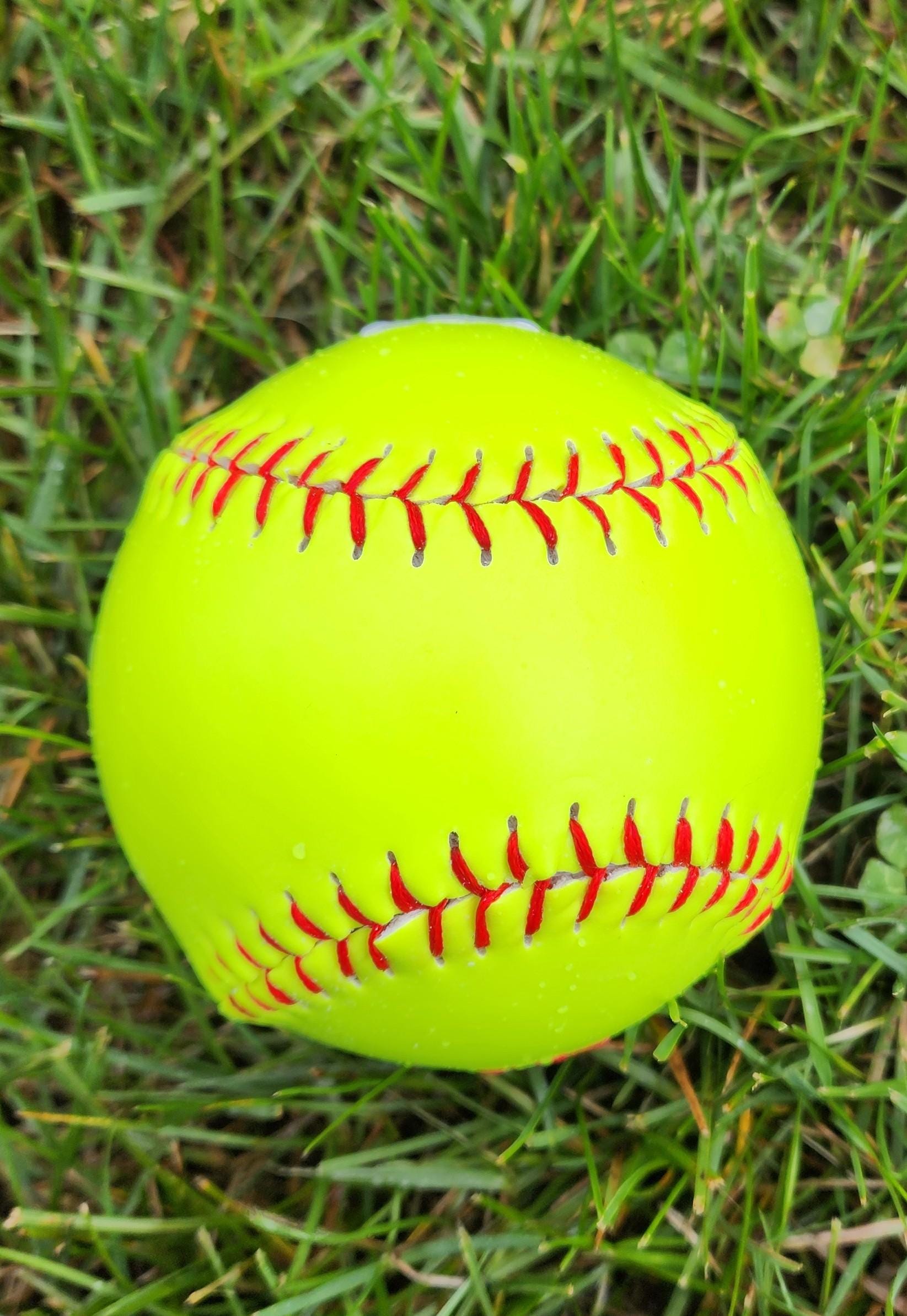 Personalized Embroidered Softball - Championship Team Keepsake
