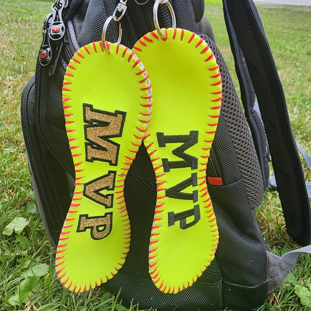 Personalized MVP Softball Bag Tag: Custom Team Name, Award Gift