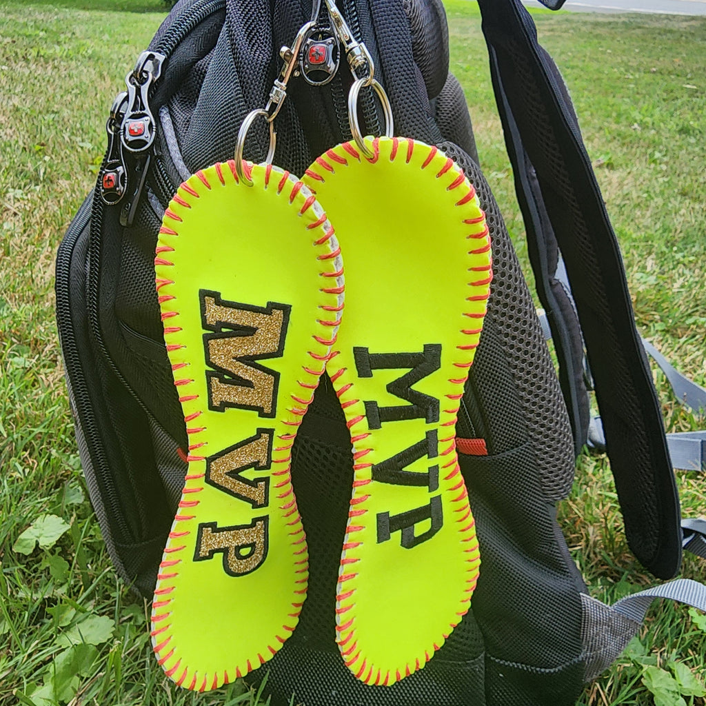 Personalized MVP Softball Bag Tag: Custom Team Name, Award Gift