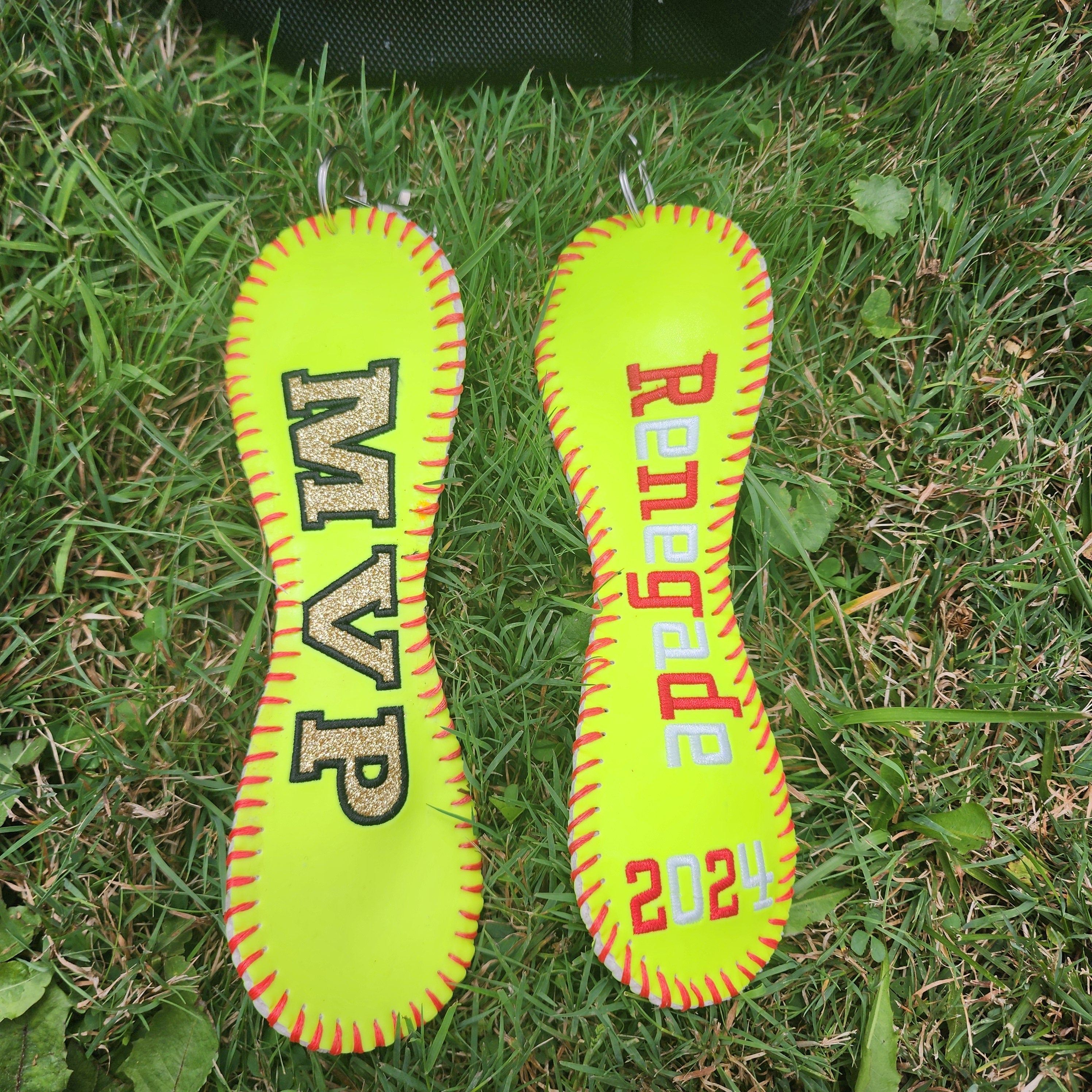 Personalized MVP Softball Bag Tag: Custom Team Name, Award Gift