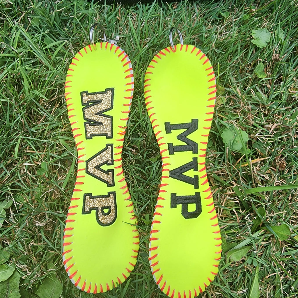 Personalized MVP Softball Bag Tag: Custom Team Name, Award Gift