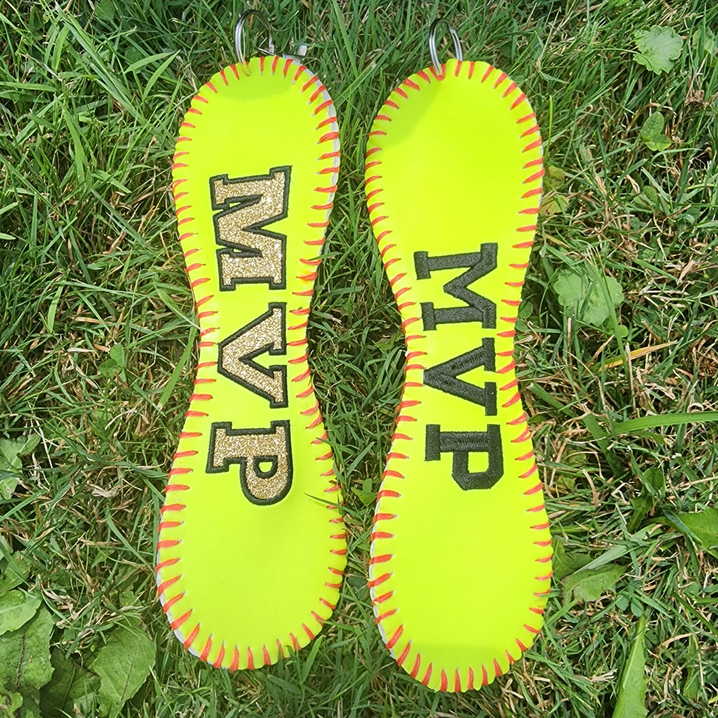 Personalized MVP Softball Bag Tag: Custom Team Name, Award Gift