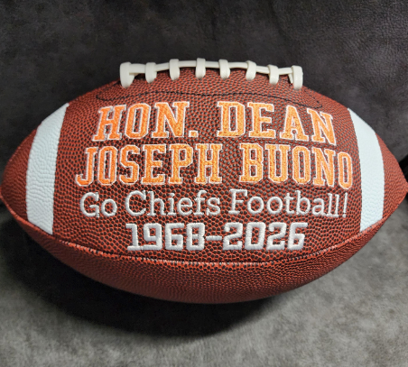 Remembrance Memorial Football Gift//Custom Personalized Embroidered Football // football Gift// Keepsake ball // Family gift// Memorabilia (Copy)