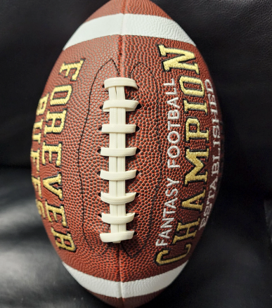 Embroidered Fantasy Football Trophy - Custom Champion Keepsake