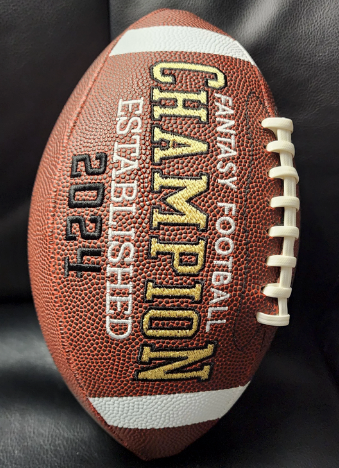 Embroidered Fantasy Football Trophy - Custom Champion Keepsake