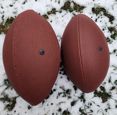 Personalized Embroidered Football: Baby Announcement, Gender Reveal Gift