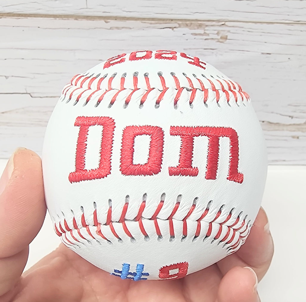 Senior Baseball gift//Custom Personalized Embroidered Baseball//Baseball Gift//Keepsake ball// Graduation Gift//Class of 2025//Class of 2026