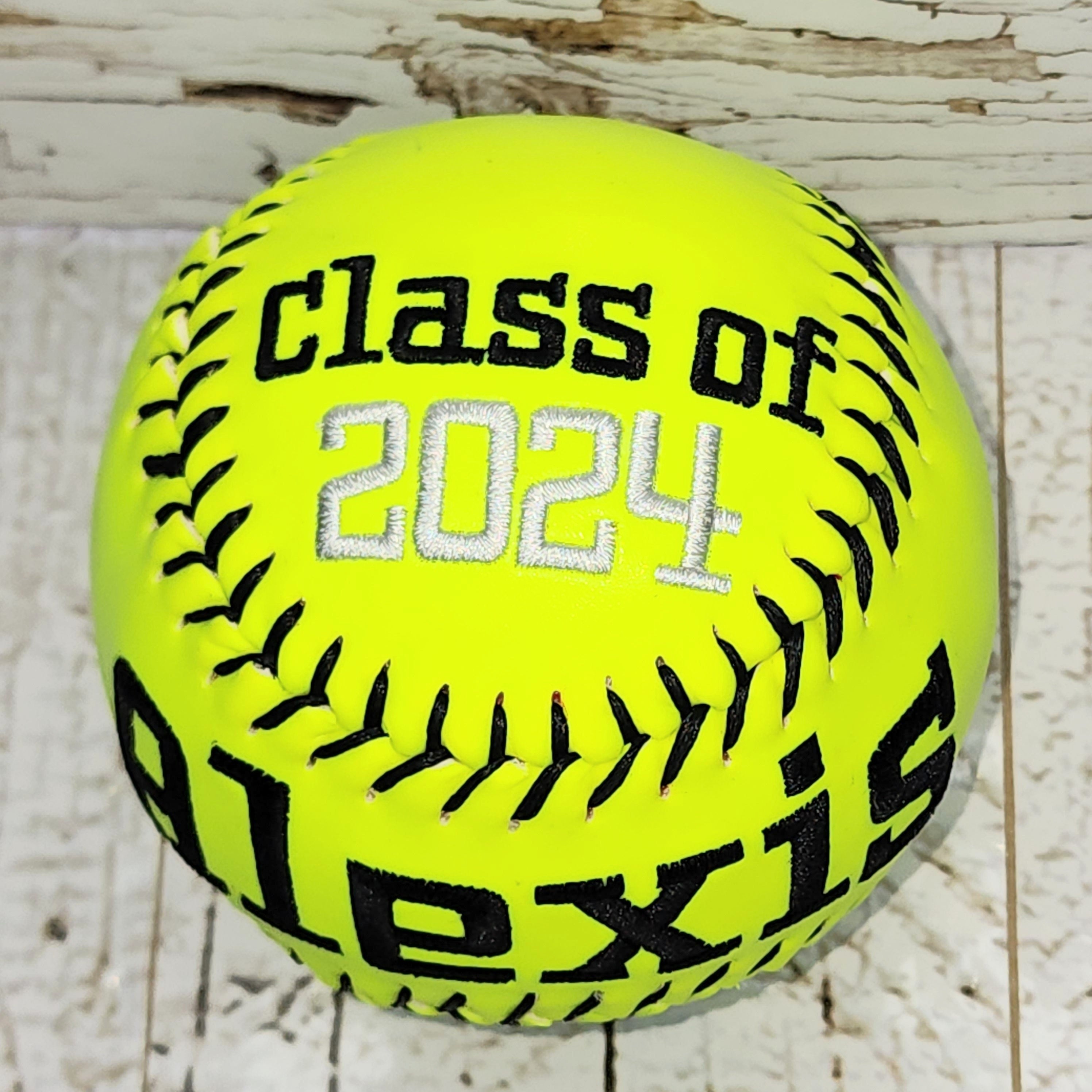 Senior Softball gift/Custom Personalized Embroidered Softball Softball Gift/Keepsake ball/Graduation Gift/Class of 2026/ Class of 2027