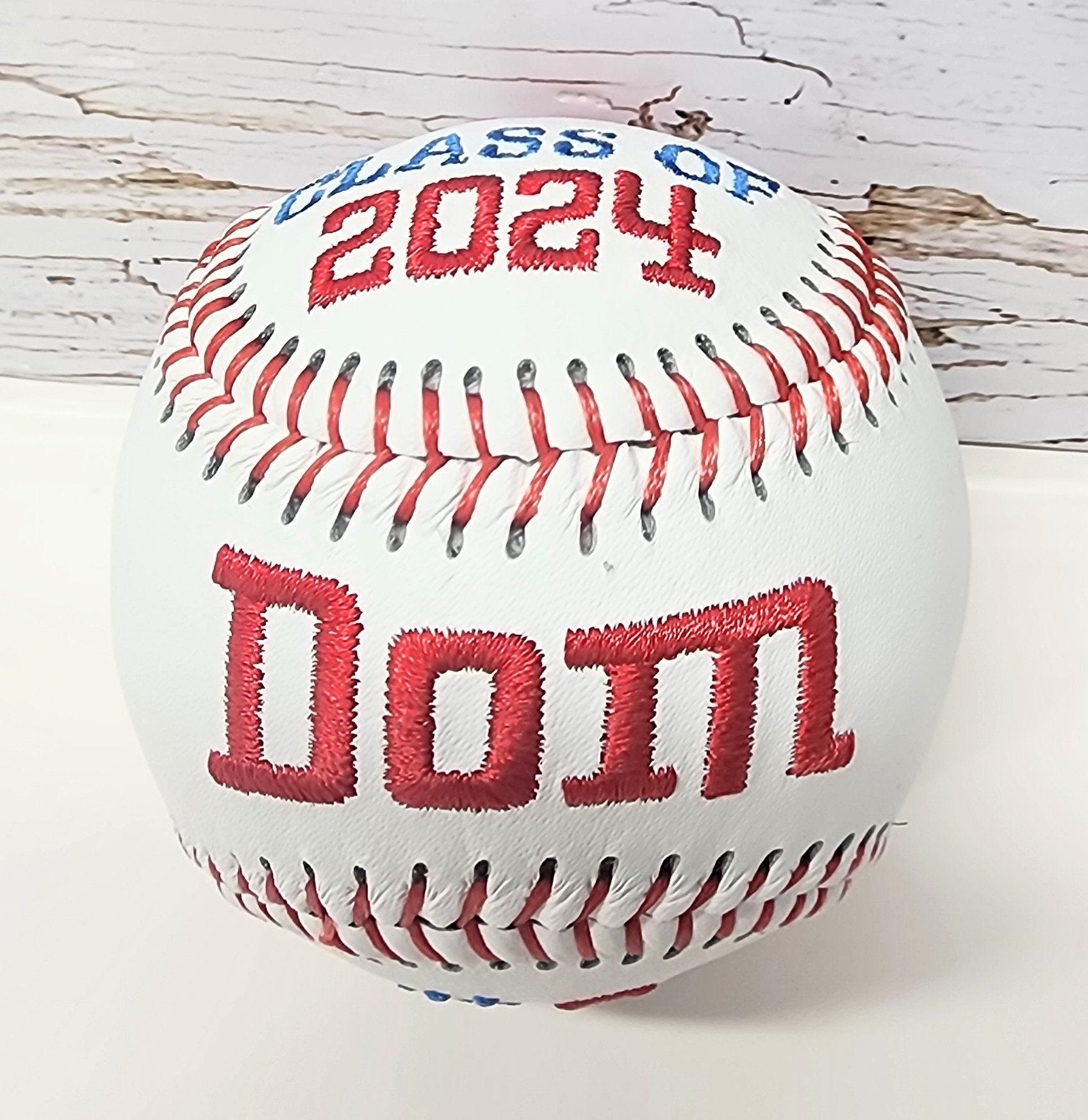 Senior Softball gift/Custom Personalized Embroidered Softball Softball Gift/Keepsake ball/Graduation Gift/Class of 2026/ Class of 2027