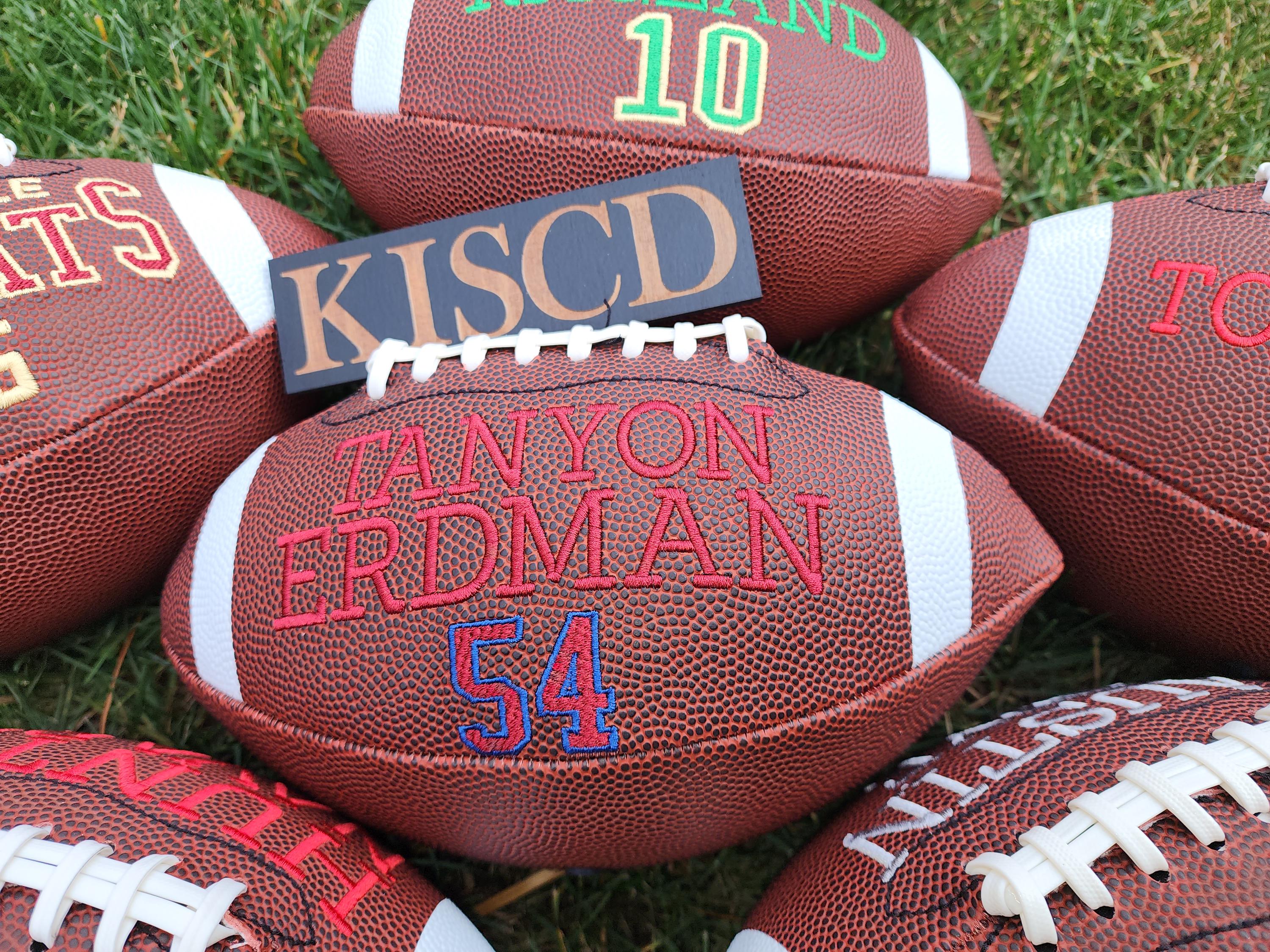 Senior  Football gift//Custom Personalized Embroidered Football//Football Gift//Keepsake ball//Graduation Gift//Class of 2025//Class of 2026
