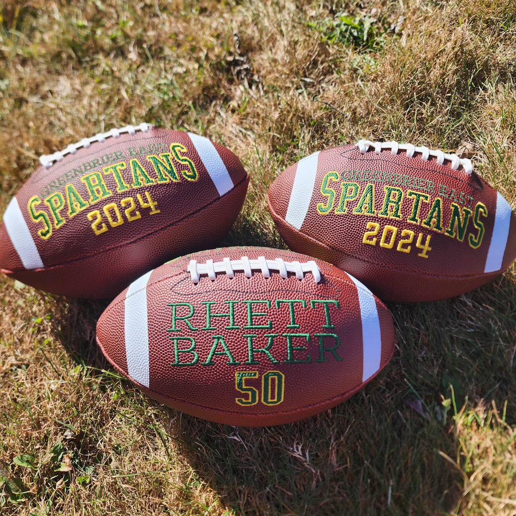 Senior  Football gift//Custom Personalized Embroidered Football//Football Gift//Keepsake ball//Graduation Gift//Class of 2025//Class of 2026