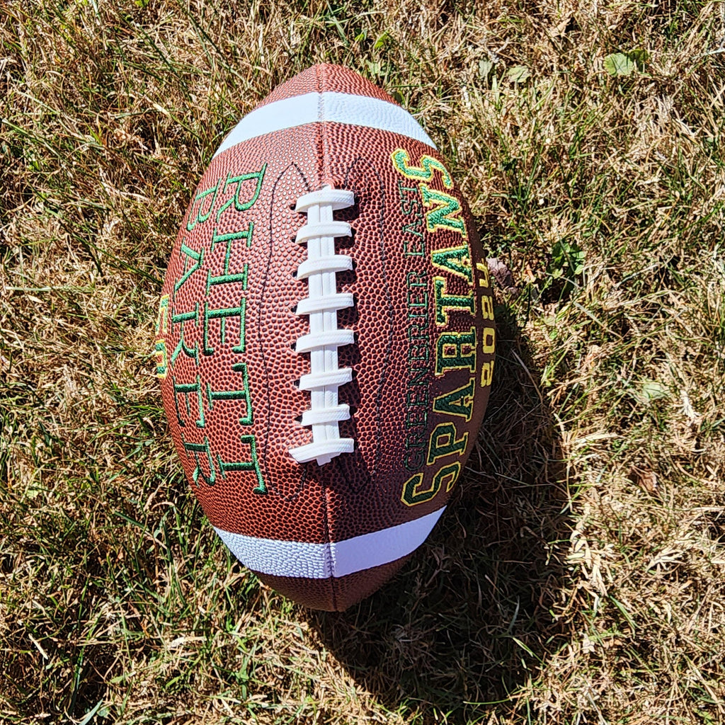 Senior  Football gift//Custom Personalized Embroidered Football//Football Gift//Keepsake ball//Graduation Gift//Class of 2025//Class of 2026