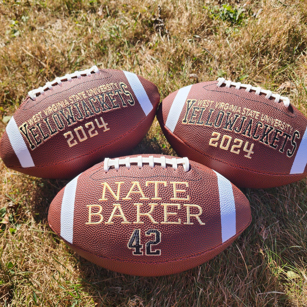 Senior  Football gift//Custom Personalized Embroidered Football//Football Gift//Keepsake ball//Graduation Gift//Class of 2025//Class of 2026