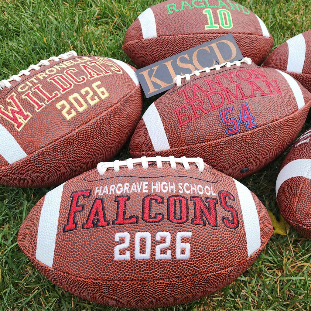 Senior  Football gift//Custom Personalized Embroidered Football//Football Gift//Keepsake ball//Graduation Gift//Class of 2025//Class of 2026