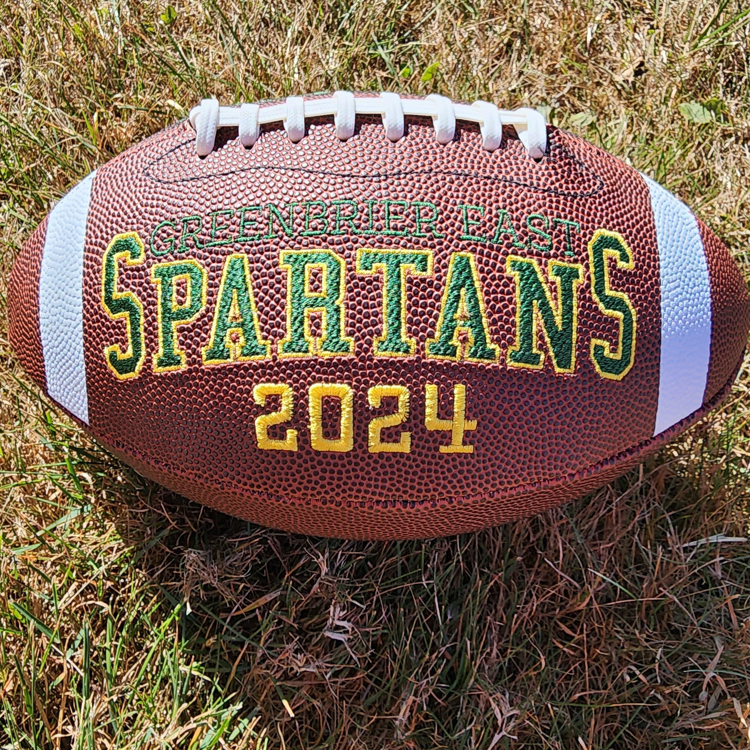 Senior  Football gift//Custom Personalized Embroidered Football//Football Gift//Keepsake ball//Graduation Gift//Class of 2025//Class of 2026